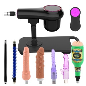 Automatic Sex Thrusting Machine for Couples Remote Controlled with 7 Attachments